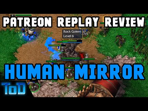Reviewing a Human Mirror replay of a Patreon and teaching him standard strategy/creeproute