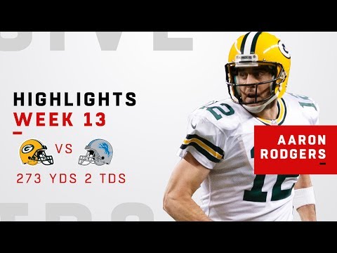 Aaron Rodgers Highlights (Week 13) | Packers vs. Lions | NFL