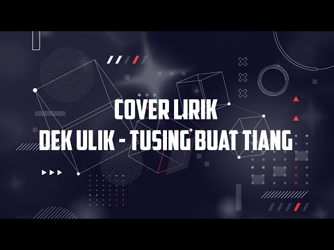 dek ulik - tusing buat tiang cover by debby oktaviani lirik lagu bali