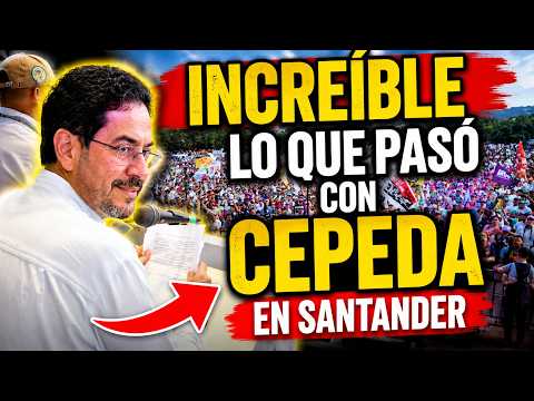 Lo que pasó con Cepeda en Santander sorprendió a todos