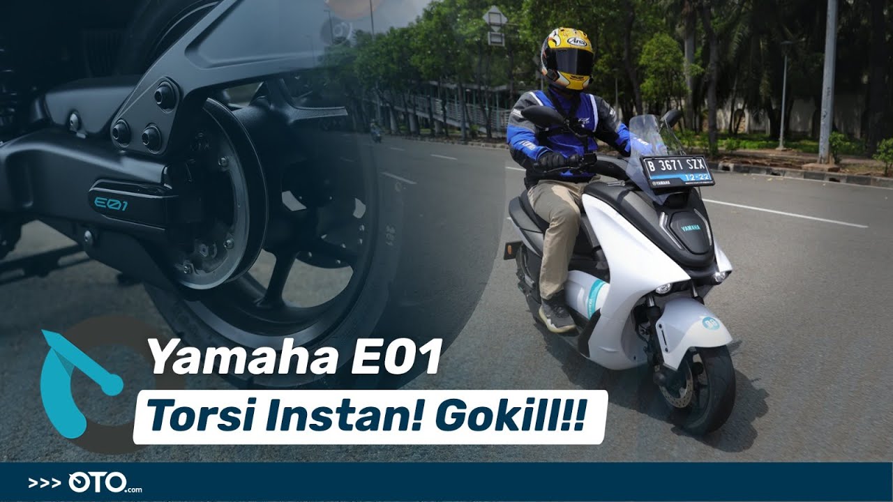 Yamaha E01 Mirip NMax Tapi Lebih Canggih | Test Ride