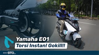Yamaha E01 Mirip NMax Tapi Lebih Canggih | Test Ride
