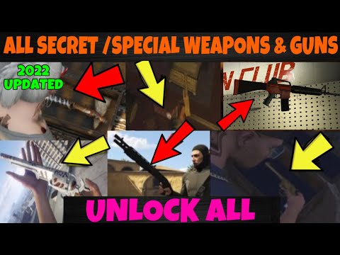 How To Unlock All SPECIAL/SECRET Weapons And Guns in Gta Online (Updated Guide) 2022