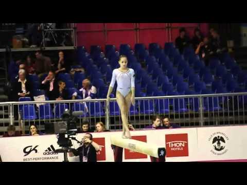 Larisa Andreea IORDACHE ROU, Beam, Team Final, European Gymnastics Championships 2012