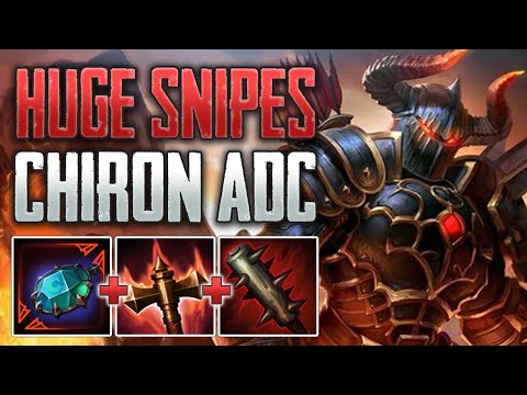SO MUCH BURST DAMAGE! Chiron ADC Gameplay (SMITE Conquest)