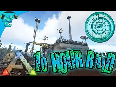 ARK Raid - 10 Hour Long Purge Day MADNESS! ARK Ragnarok PVP E33