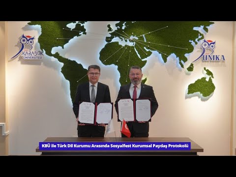 KBÜ ile Türk Dil Kurumu Arasında Sosyalfest Kurumsal Paydaş Protokolü