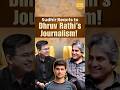 Sudhir S Take On Dhruv Rathi S Journalism A Bold Opinion Sudhir Chaudhary Shubhankar Mishra