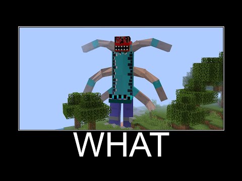 Scary Giant Herobrine in Minecraft wait what meme part 141