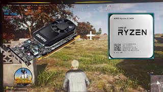 PUBG on Budget PC – Ryzen 5 1400 + Quadro P400 + 8GB RAM FPS Test 2025