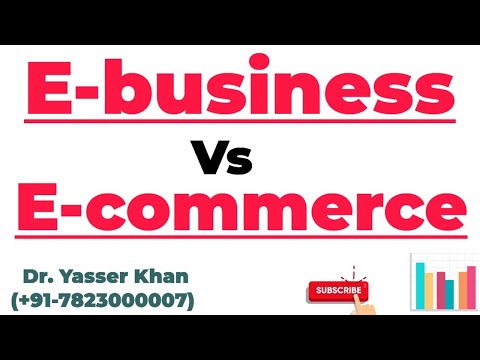 E-business Vs E-commerce