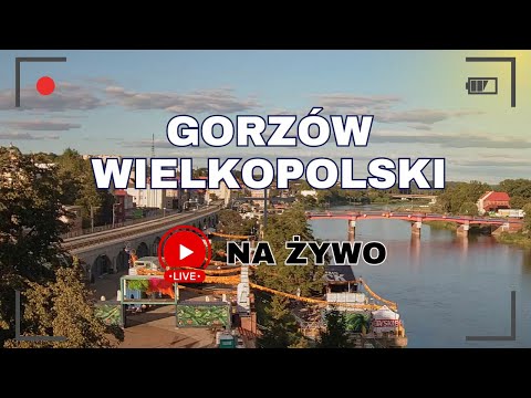 Gorzów Wielkopolski na żywo – kamera online Bulwar i rzeka Warta 24/7
