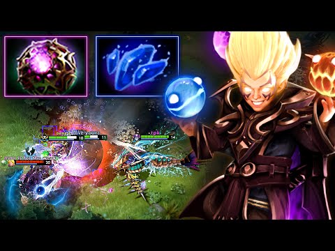 BEAUTIFUL COMBO!! EPIC INVOKER KID OCTARINE + AGHANIM'S SHARD BUILD | Dota 2 Invoker