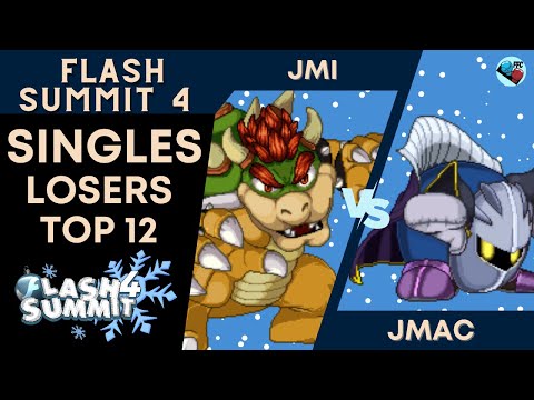 JMi (Bowser) vs SC Jmac (Meta Knight) - SSF2 Losers Top 12 - Flash Summit 4