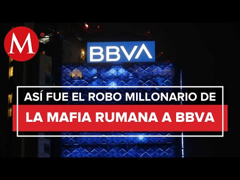 Mafia rumana robó en un día 150 mdp a BBVA
