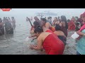 Beautiful Bathing In Gangasagar II Holy Ganga Bathing In Kumbh Mela II Ganga Snan