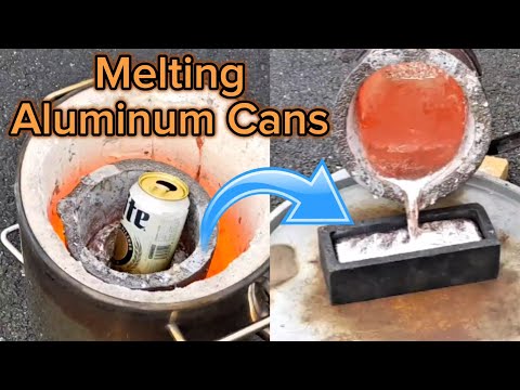How to Melt Aluminum for Casting - Melting Aluminum Cans