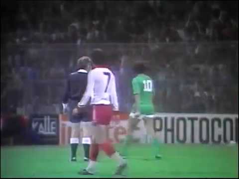 AS St.Etienne - Widzew Łódź 3-0 1/32 finału Pucharu UEFA  3.10.1979 cz.2