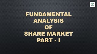 كورس FUNDAMENTAL ANALYSIS OF SHARE MARKET IN TAMIL | FULL COURSE FREE