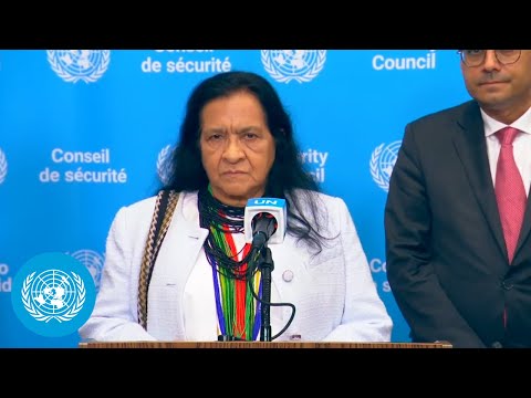 Video Thumbnail: Central African Republic: Women, Peace & Security – Joint Media Stakeout | United Nations