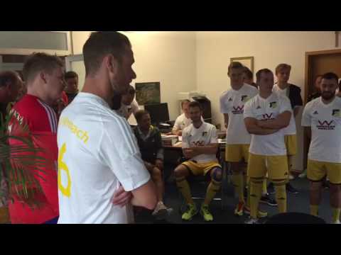 Der TSV Moosach zu Gast beim Bürgermeister Eugen Gillhuber