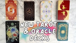 Cosy Tarot & Oracle Haul For Fellow Tarot Lovers 🐱New Cute & Magical Decks ⚔️