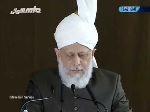 Indonesian Friday Sermon 23 Sep 2011, Reflect and practice teachings of Promised Messiah(as)