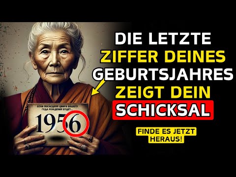 Die letzte Ziffer deines Geburtsjahres wird dich überraschen | Buddhistische Lehren