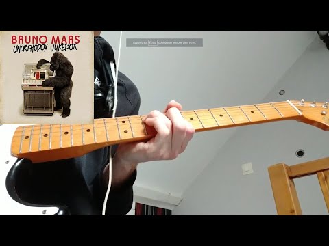 bruno mars - treasure (guitar cover)