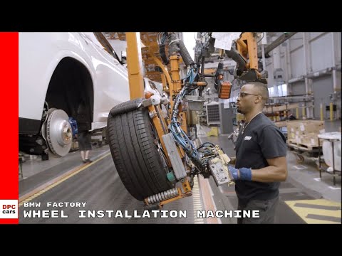 BMW Factory Wheel Installation Machine
