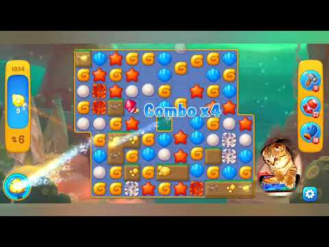 Fishdom 2022, no Boosters,  1034  level  -  прохождение без бустеров,  1034  уровень.