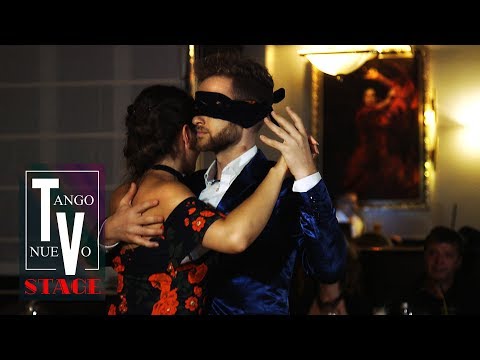 Joscha Engel & Agnieszka Stach, blindfolded improvisation - Maritime Tango Challenge 2018