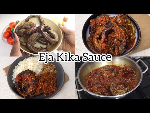 DELICIOUS LOCAL NIGERIAN SAUCE | EJA KIKA SAUCE | SMOKED FISH SAUCE |