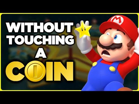 Is it possible to beat the Superstar Road in New Super Mario Bros. U without touching a single coin? Video