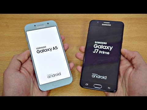 Samsung Galaxy A5 (2017) vs Galaxy J7 Prime - Speed Test! (4K)
