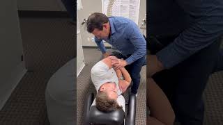 Back Pain Chiropractic Treatment #asmr #chiropractic #adjustment #chiropractor