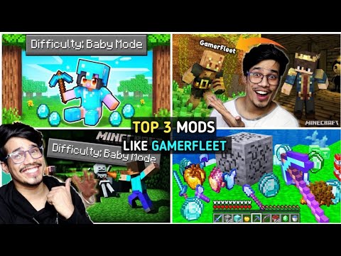 TEJAS GAME Z - DOWNLOAD TOP 3 MODS LIKE GAMERFLEET/ANSHU BISHT FOR MCPE | FOR MINECRAFT PE ON ANDROID
