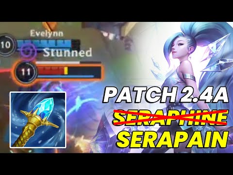 NEW SECRET SERAPHINE BUILD IS SERAPAIN | WILD RIFT PATCH 2.4A
