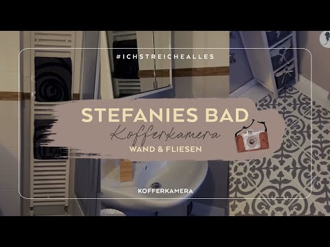 Fliesen streichen leicht gemacht - Stefanie renoviert Ihr Bad! (Badezimmer Makeover)