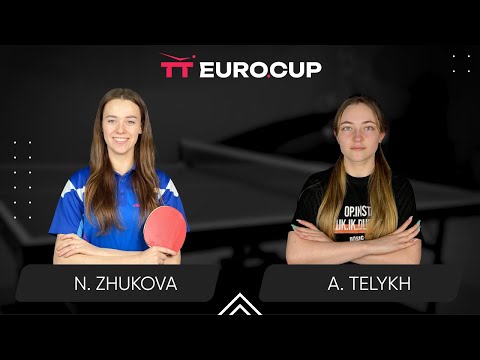 13:15 Nadiia Zhukova - Anastasiia Telykh 21.04.2024 TT Euro.Cup Women Ukraine Star. TABLE 4