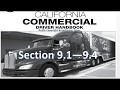 DMV, CDL, Hand Book (Audio) Calif..2018.......Section 9.1--9.4