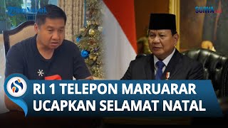 Presiden Prabowo Telepon Menteri PKP Maruarar Sirait, Ucapkan Selamat Natal