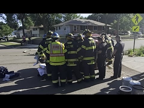 2 vehicle accident Brooklyn Center Minnesota