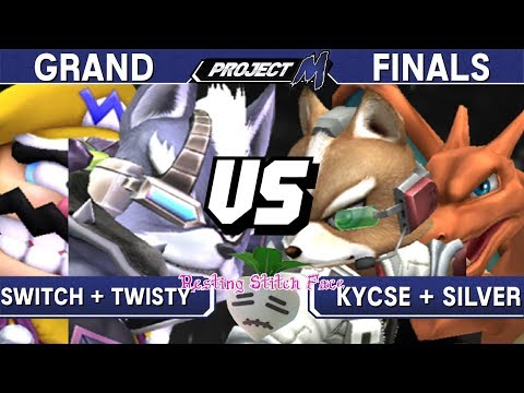 Project M - Switch + Twisty (Wolf / Wario) vs Kycse + Silver (Fox / Zard) - RSF GF