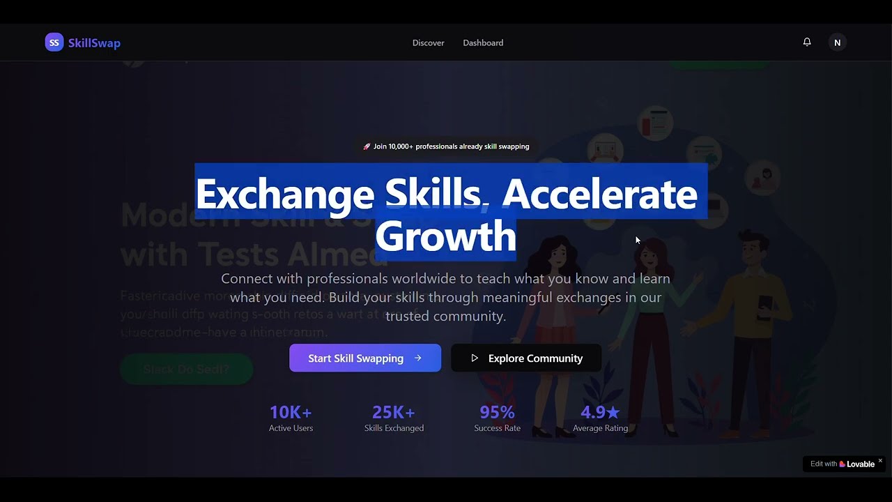 Skill Swap Platform | Full-Stack Web App | Odoo Hackathon 2025 Submission