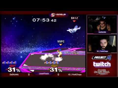 VS Weekly 01/22/15 - Losers Finals - DaShizWiz (Fox/Falco) vs VS|PorkChops (Falco) - Melee