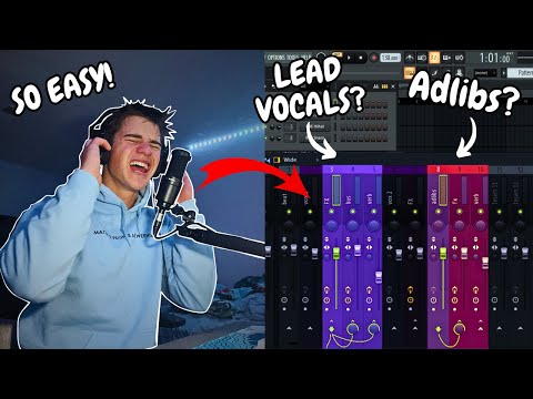 How To Route Tracks/Busses For Recording Vocals In FL Studio!