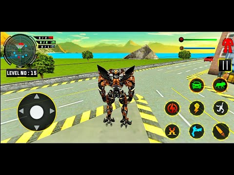 Lion Robot Car Transforming Games - Robot Shooting - Android Gameplay Part 6