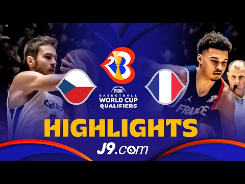 Victor Wembanyama Shines in France vs Czech Republic Game | #FIBAWC 2023 Qualifiers J9