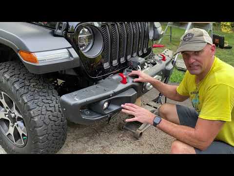 Enhance Your Jeep's Offroad Capabilities :  Installing a JCR Offroad Winch Plate in Your Bumper